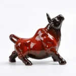 red-ceramic-bull-figurine