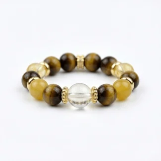 vintage-gemstone-beaded-ring-brown-yellow
