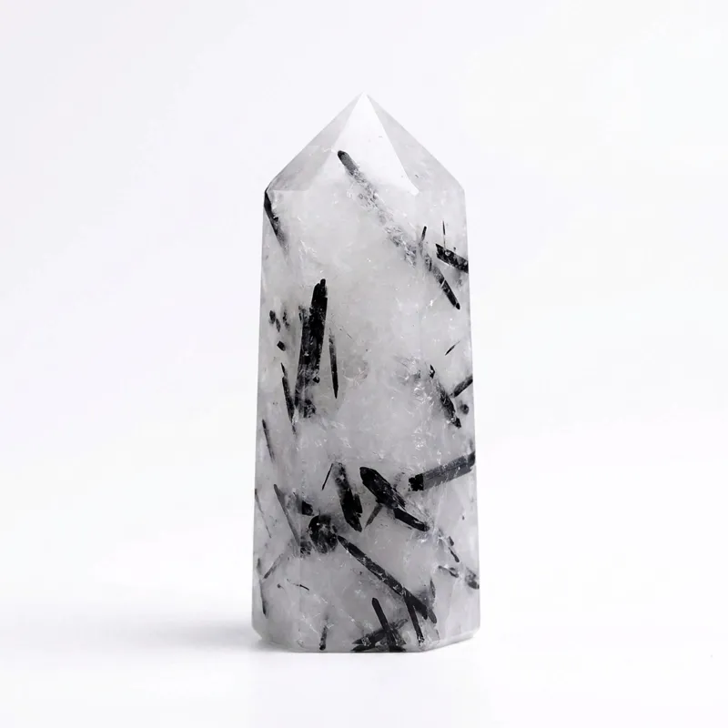 Black Hair Crystal Point for Ultimate Protection & Inner Confidence-1