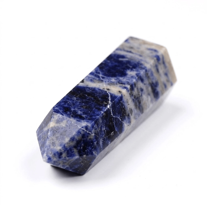 Blue Spot Jasper Crystal Tower for Inner Peace & Logical Clarity
