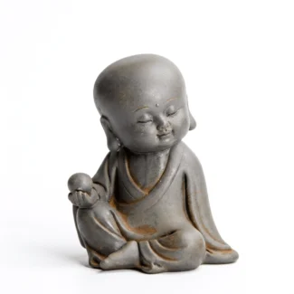 Ksitigarbha Iron & Resin Buddha Statue – Inner Peace & Spiritual Protection