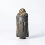 Natural Rust Iron & Resin Buddha Head – Inner Peace, Spiritual Serenity & Timeless Zen