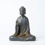 Natural Rust Iron & Resin Buddha Statue – Zen Serenity & Inner Peace