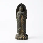 Natural Rust Iron Resin Buddha Statue – Zen Serenity & Spiritual Protection