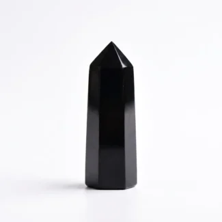 Obsidian Crystal Column – Protection, Vitality & Emotional Calm