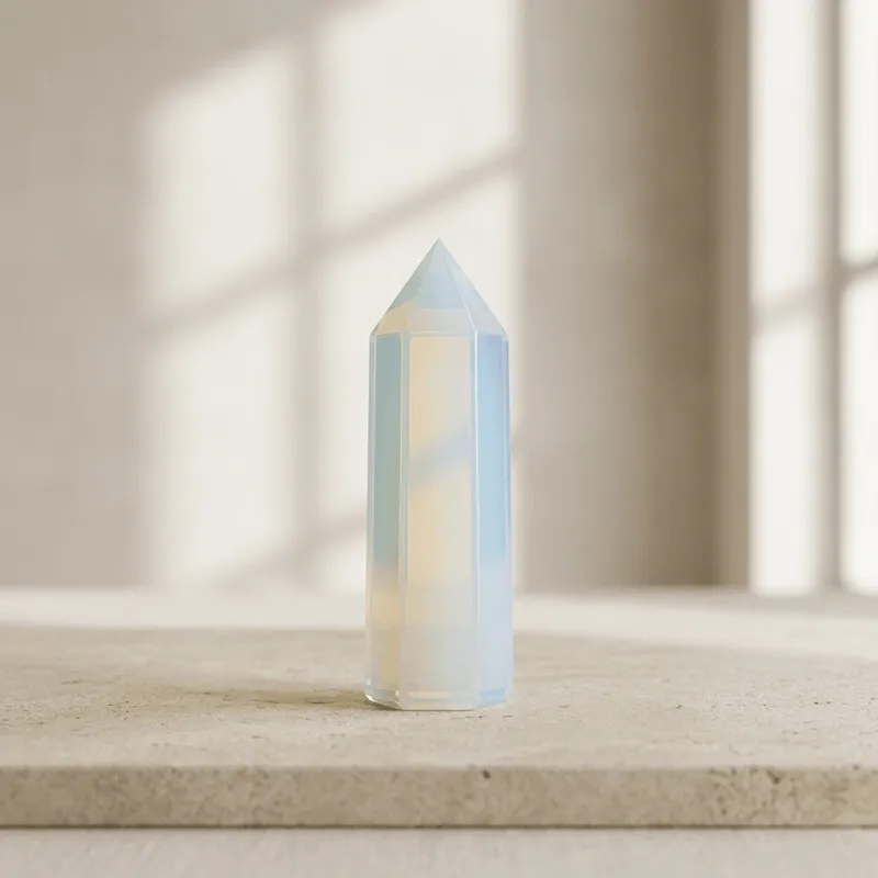 Opal Crystal Point – Inspiring Creativity, Emotional Balance & Hope-3