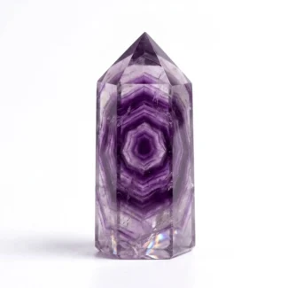 Purple Fluorite Crystal Point – Inner Peace, Mental Focus & Emotional Balance-1
