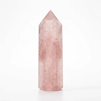 Strawberry Quartz Crystal Point – Attracting Love, Enhancing Harmony & Positive Energy