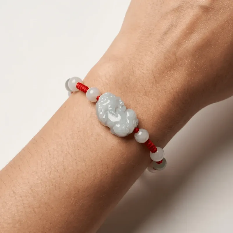 jade-pixiu-red-rope-bracelet-model-wrist_