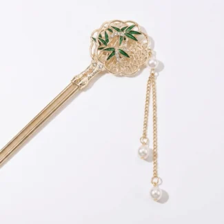 vintage-gold-bamboo-pearl-tassel-hair-stick